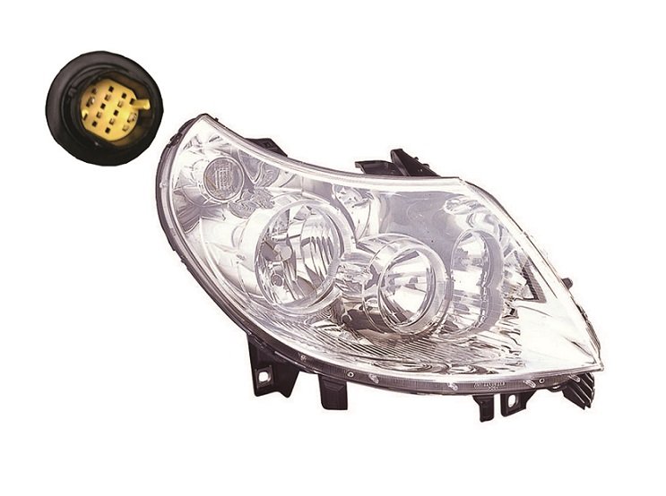 Farol direito H1+H7 (até 2010)