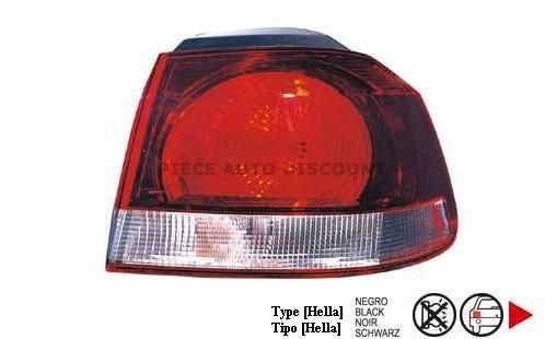 Acessar a peça Farolim traseiro direito exterior [fumada] [tipo Hella]
