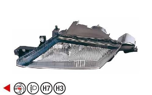 Acessar a peça Farol esquerdo eletrico h3+h7+w5w Acessar a peça Farol esquerdo eletrico h3+h7+w5w