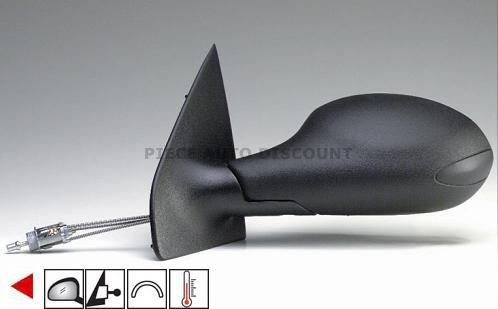 Acessar a peça Espelho esquerdo mecânico + sonda Acessar a peça Espelho esquerdo mecânico + sonda