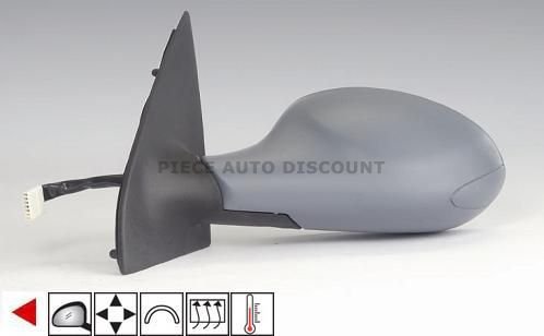 Acessar a peça Espelho esquerdo eletrico, convexo, termico, preparado, sonda temperatura