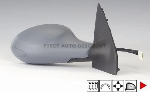 Acessar a peça Espelho direito eletrico, convexo, termico, preparado Acessar a peça Espelho direito eletrico, convexo, termico, preparado