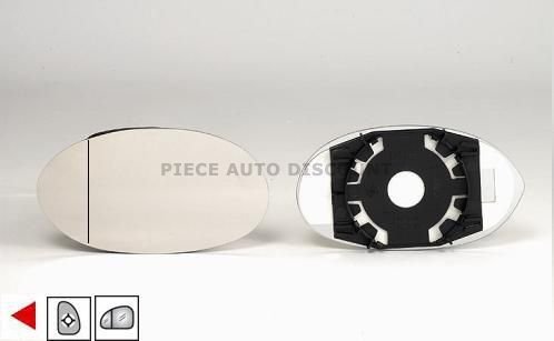 Acessar a peça Vidro do espelho esquerdo + suporte [grande angular]