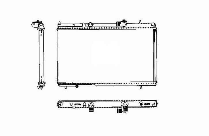 Radiador 3.0l v6 CITROEN C8  pour CITROEN C8 Radiador 3.0l v6 CITROEN C8  pour CITROEN C8