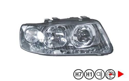 Acessar a peça H1+H7 farol direito Acessar a peça H1+H7 farol direito