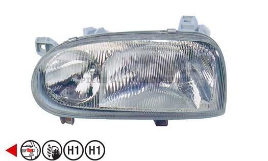 Acessar a peça Farol esquerdo H1+H1