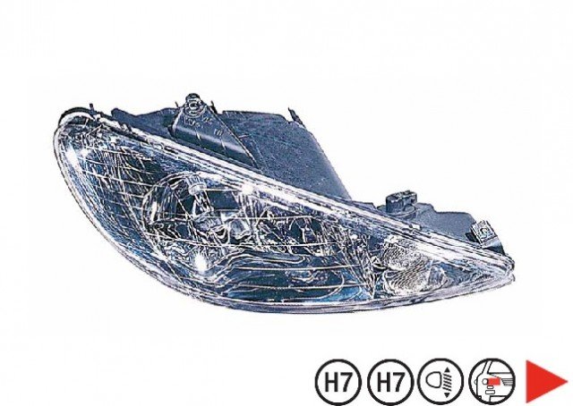 Acessar a peça Farol direito H7+H7 Acessar a peça Farol direito H7+H7