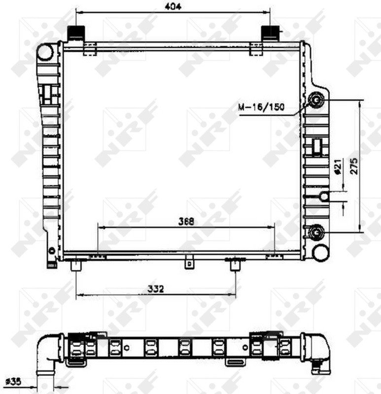 Radiador 200d - 220d sem ar condicionado MERCEDES CLASE C  pour MERCEDES CLASE C Radiador 200d - 220d sem ar condicionado MERCEDES CLASE C  pour MERCEDES CLASE C