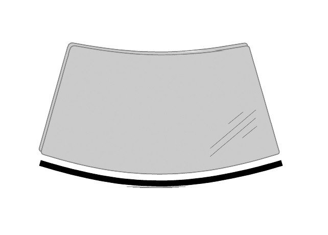 Friso inferior para-brisas