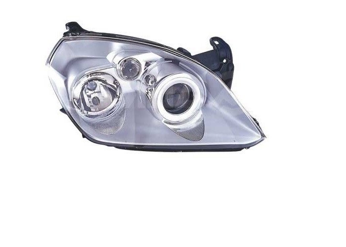 Farol direito h1+h7 elétrico OPEL TIGRA Para 1 lâmpada H7 e 1 lâmpada H1, ajuste interno elétrico. Limpar por dentro.  pour OPEL TIGRA Farol direito h1+h7 elétrico OPEL TIGRA Para 1 lâmpada H7 e 1 lâmpada H1, ajuste interno elétrico. Limpar por dentro.  pour OPEL TIGRA