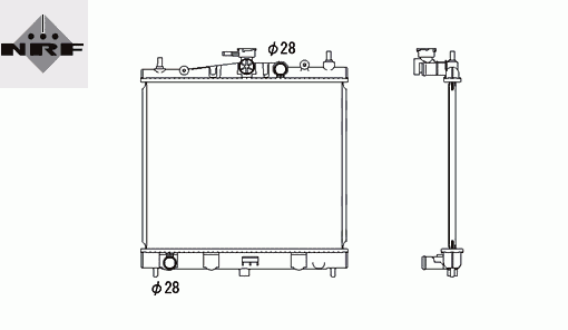 Radiador 1,2l - 1,6l - 1,4l - 1,5l dci - c+c NISSAN MICRA  pour NISSAN MICRA Radiador 1,2l - 1,6l - 1,4l - 1,5l dci - c+c NISSAN MICRA  pour NISSAN MICRA