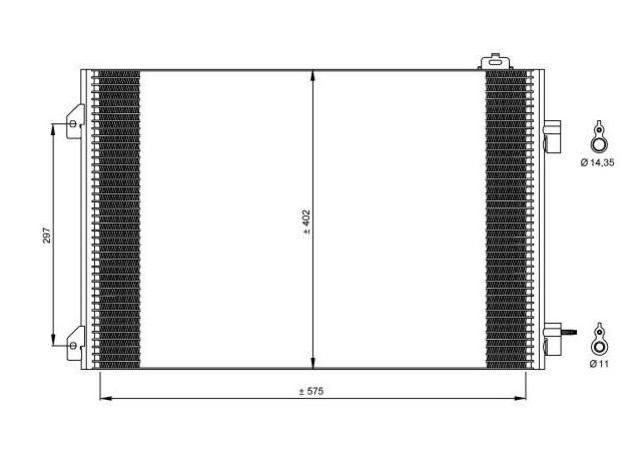 Ar condicionado condensador 1.9l tdi - 2.5l tdi - s4 quattro RENAULT CLIO  pour RENAULT CLIO Ar condicionado condensador 1.9l tdi - 2.5l tdi - s4 quattro RENAULT CLIO  pour RENAULT CLIO