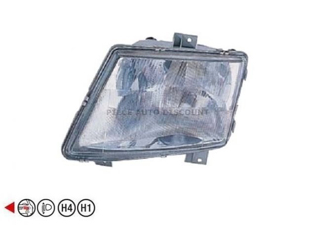Acessar a peça Farol esquerdo eletrico h1+h4+w5w pneumatico