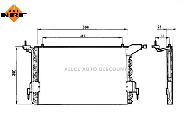 Acessar a peça Condensador de climatização a gasolina