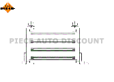 Radiador/Condensador FIAT Tempra Radiador/Condensador FIAT Tempra
