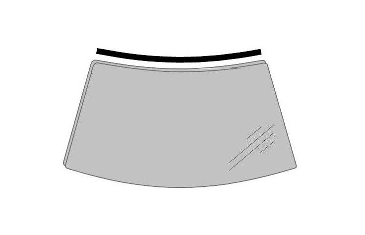 Friso para-brisas superior