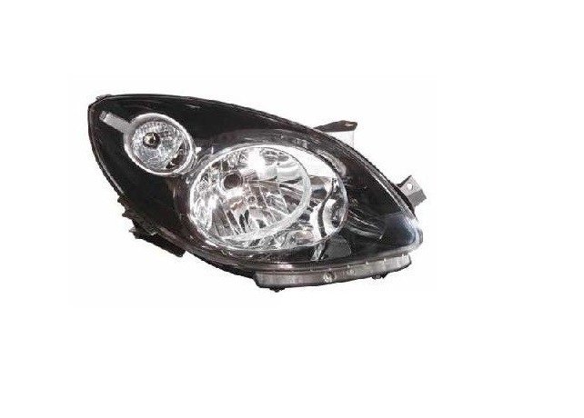 Farol direito H4 [Preto].