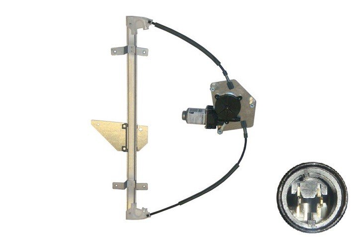 Elevador vidro frontal esquerdo eletrico com motor não confort 2 portas 2 pins