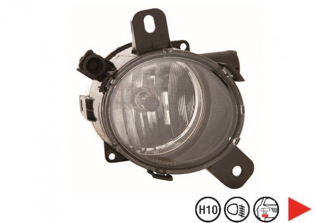 Acessar a peça Projetor de nevoeiro direito Acessar a peça Projetor de nevoeiro direito