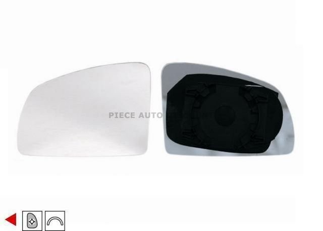 Acessar a peça Vidro com suporte esquerdo convexo Acessar a peça Vidro com suporte esquerdo convexo
