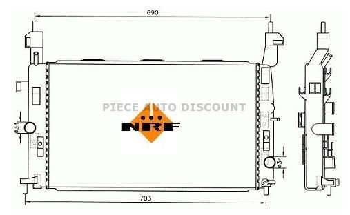 Acessar a peça Radiador 1.7l dti Acessar a peça Radiador 1.7l dti