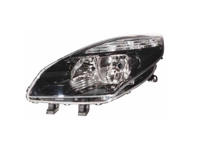 Farol esquerdo H7+H7 [Preto] [Preto