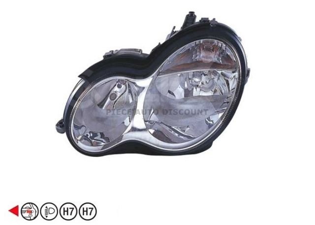 Acessar a peça Farol esquerdo H7+H7