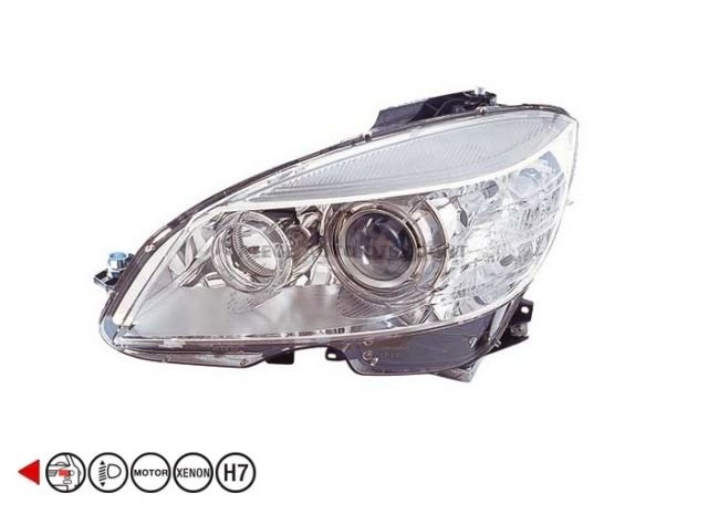 Acessar a peça Farol esquerdo eletrico com motor h7+d2s