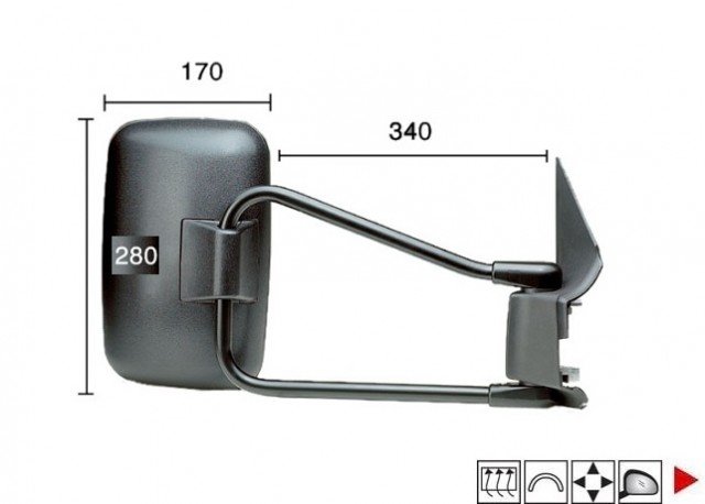 Acessar a peça Espelho direito manual [pk2]