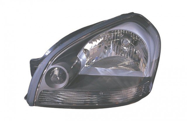 Acessar a peça Farol esquerdo eletrico base preta h4+py21wx2+w5w
