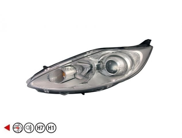 Acessar a peça Farol esquerdo H7+H1 [Cromado]