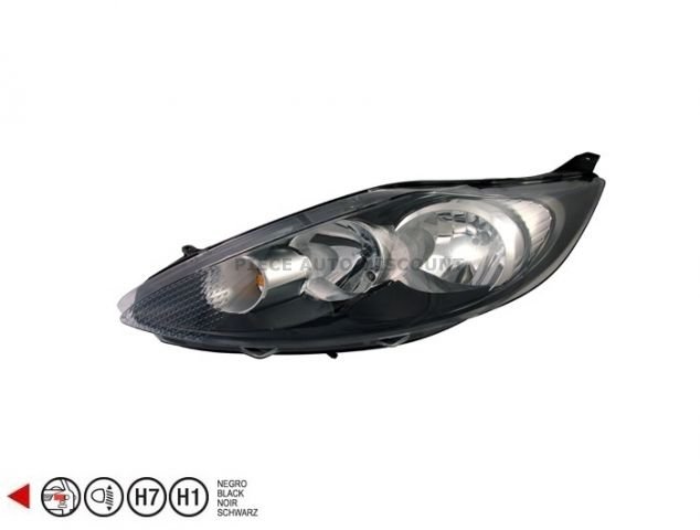 Acessar a peça H7+H1 farol esquerdo [Preto] [Preto