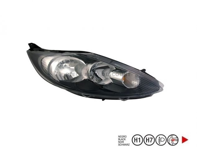 Acessar a peça Farol direito H7+H1 [Preto].