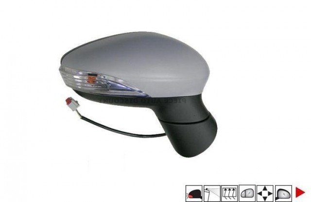 Acessar a peça Espelho direito eletrico, asferico, termico, preparado, com pisca, 6 pins