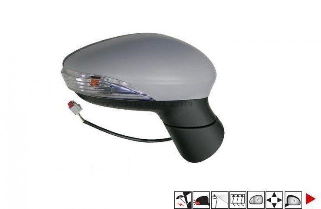 Acessar a peça Espelho direito eletrico,asferico,termico,preparado,guarda lamatible,com pisca,8 pins