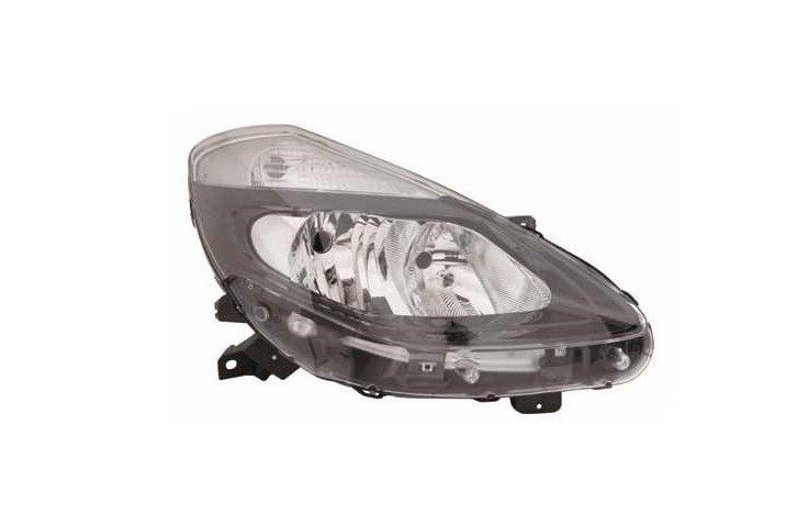 Farol direito eletrico base escura h7+h7