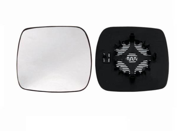 Vidro com suporte reversivel convexo, termico