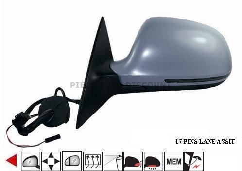 Acessar a peça Espelho esquerdo elétrico, aquecido, rebatível + pisca + memória + cortesia + lateral [grande angular]