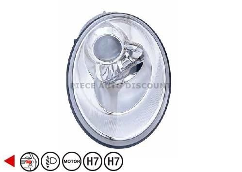 Acessar a peça Farol esquerdo H7+H7