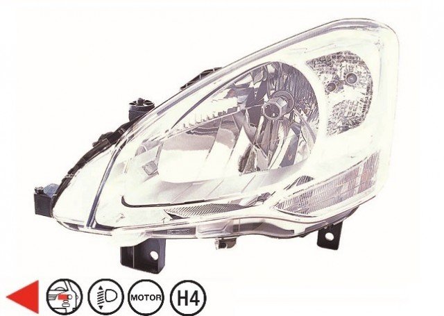 Acessar a peça Farol esquerdo H4 Acessar a peça Farol esquerdo H4