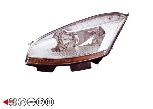 Acessar a peça Farol esquerdo H1+H7 Acessar a peça Farol esquerdo H1+H7