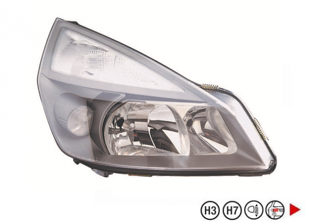Acessar a peça Farol direito h7+h3 Acessar a peça Farol direito h7+h3