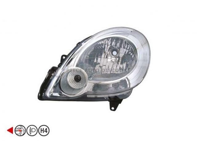 Acessar a peça Farol esquerdo H4 [cromado].