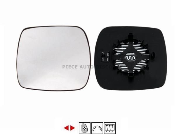 Acessar a peça Vidro com suporte reversivel convexo, termico