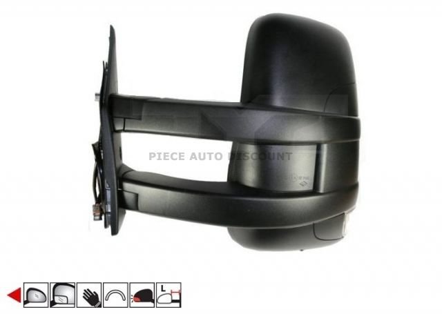 Acessar a peça Espelho retrovisor manual esquerdo + pisca [Long]