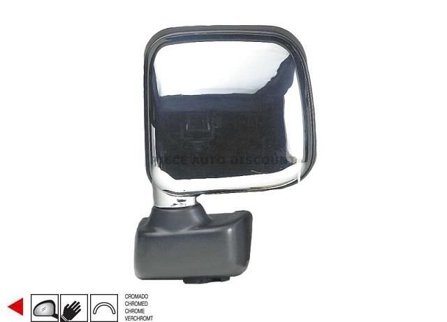 Acessar a peça Espelho esquerdo manual cromado