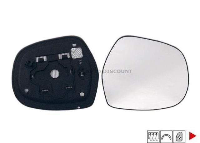 Acessar a peça Vidro com suporte direito convexo, termico Acessar a peça Vidro com suporte direito convexo, termico