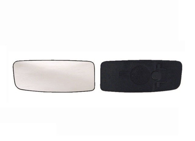Vidro com suporte esquerdo comângulo morto, convexo, base rectangular ->2009