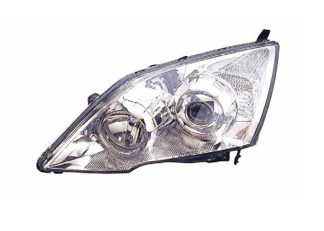 Farol esquerdo h1+hb3 chrome HONDA CR-V Para 1 lâmpada H1 e 1 lâmpada HB3. Ajuste manual ou elétrico (fornecido sem motor). Fundo do cromo. Exceto xenônio e direcional.  pour HONDA CR-V  Farol esquerdo h1+hb3 chrome HONDA CR-V Para 1 lâmpada H1 e 1 lâmpada HB3. Ajuste manual ou elétrico (fornecido sem motor). Fundo do cromo. Exceto xenônio e direcional.  pour HONDA CR-V