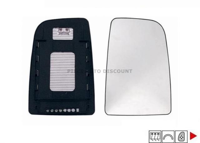 Acessar a peça Vidro com suporte direito convexo, termico, suporte quadrado->2009